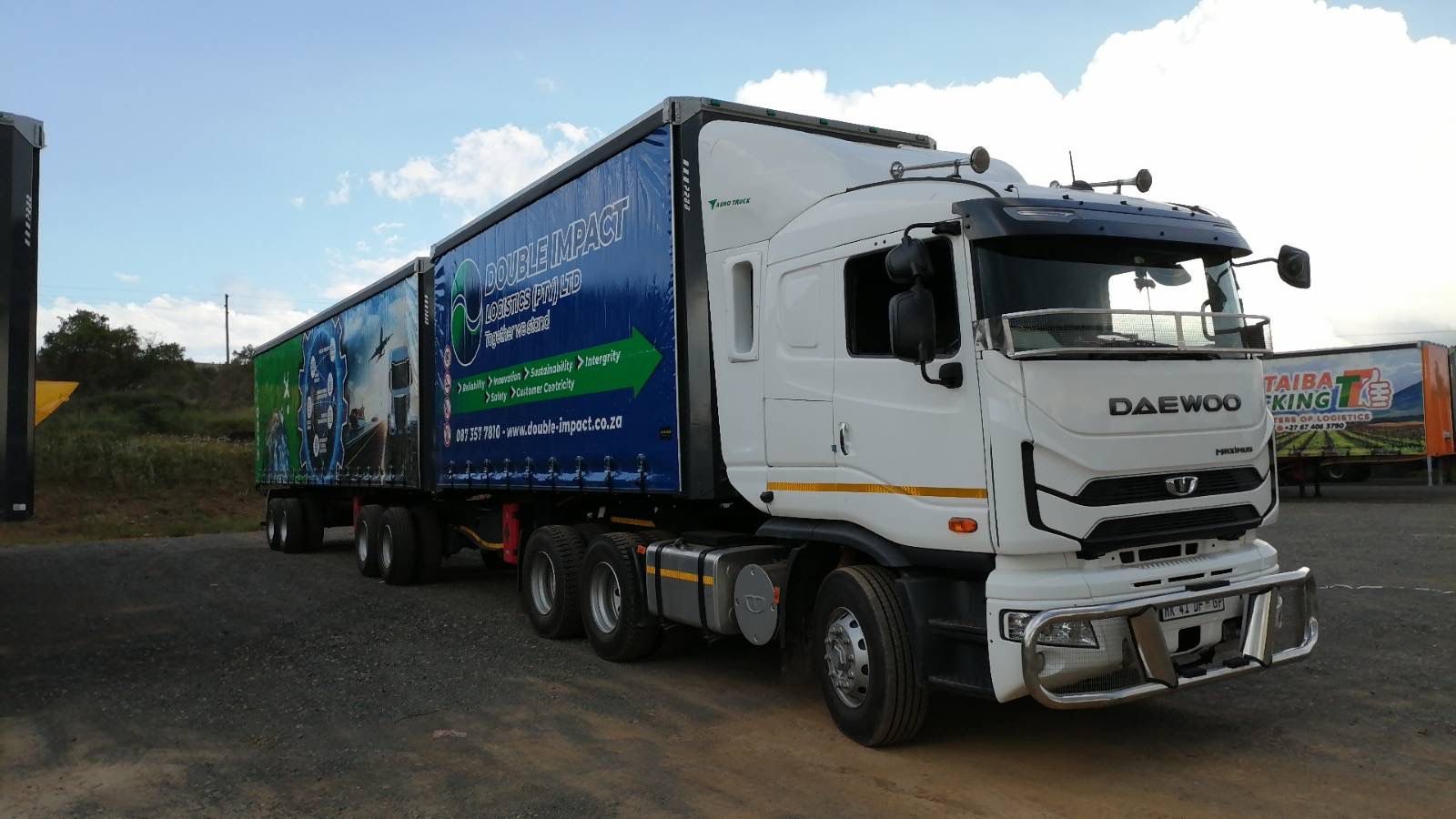 Double Impact Projects fleet operating on site